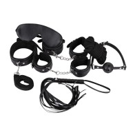 Set de Bondage Lite 7-Piezas de Piel Masculina