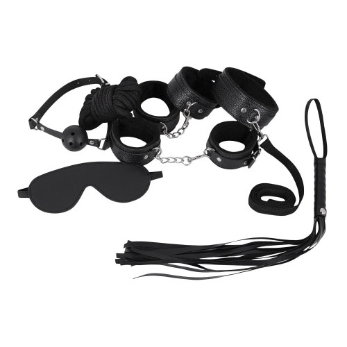 Set de Bondage Lite 7-Piezas de Piel Masculina