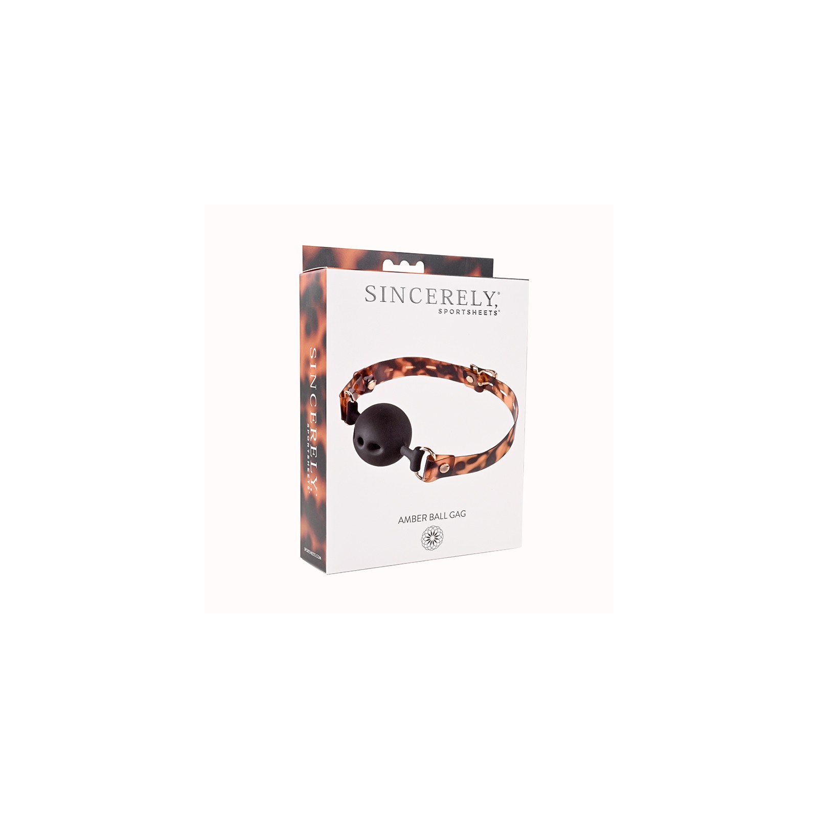 Sincerely, Sportsheets Amber Adjustable Ball Gag Tortoiseshell