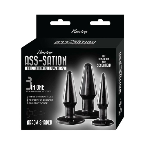 Ass-Sation Anal Training Butt Plug Kit for Beginners