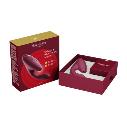 Womanizer Duo 2 Bordeaux - Ultimate Clitoral and G-Spot Pleasure