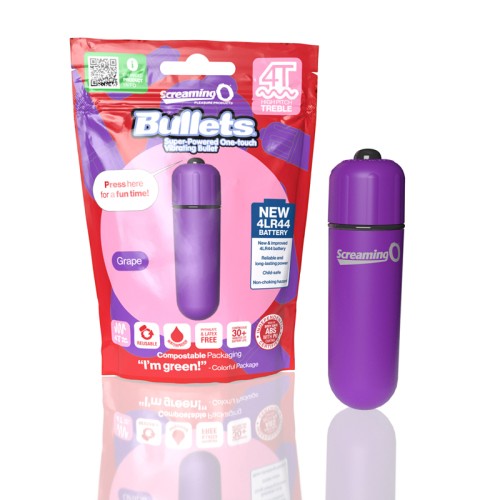 Vibrador Bullet Screaming O 4T - Diversión Impermeable