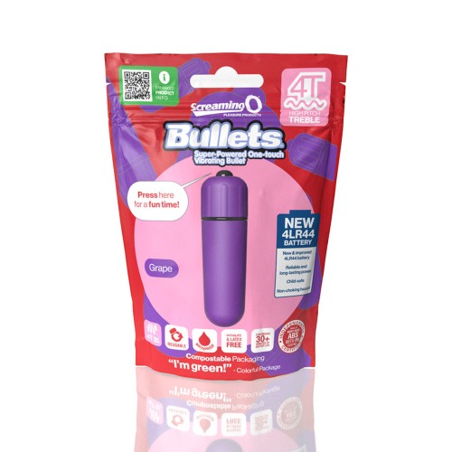 Screaming O 4T Bullet Vibrator - Waterproof Fun