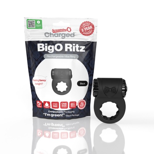 Anillo Vibrante Big O Ritz Screaming O para Estimulación Aumentada