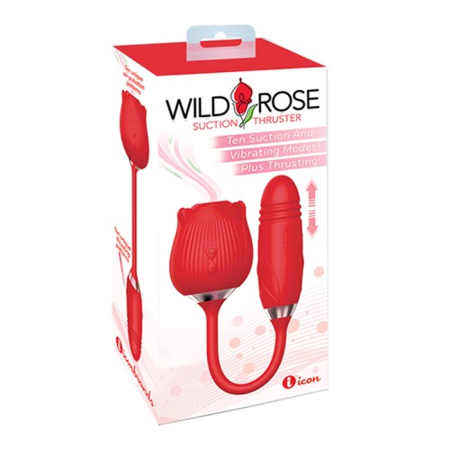 Wild Rose Suction Thruster Red - Ultimate Pleasure Device