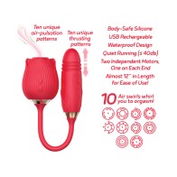 Wild Rose Suction Thruster Red - Ultimate Pleasure Device