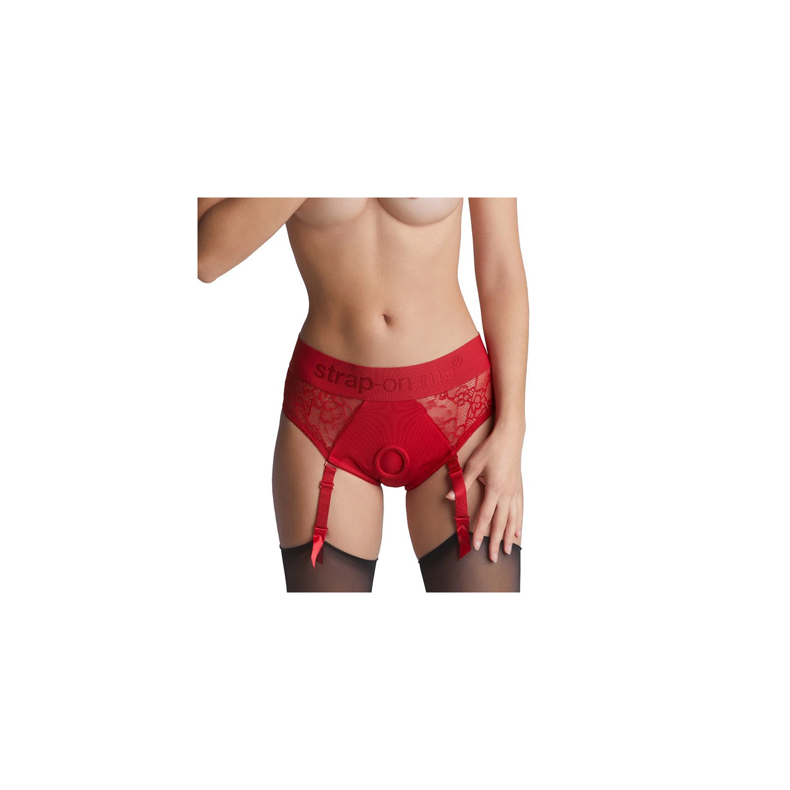 Arnés de Lencería Strap-On-Me Diva Rojo