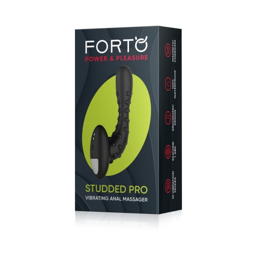 Forto Studded Pro Vibrating Anal Massager