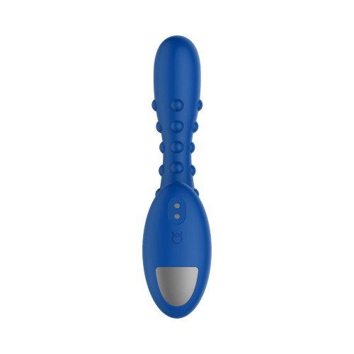 Forto Studded Pro Rechargeable Anal Massager Blue