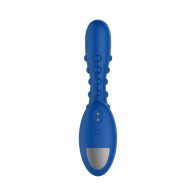 Forto Studded Pro Rechargeable Anal Massager Blue