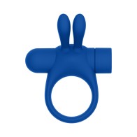 Forto Bunny Rechargeable Cockring Blue