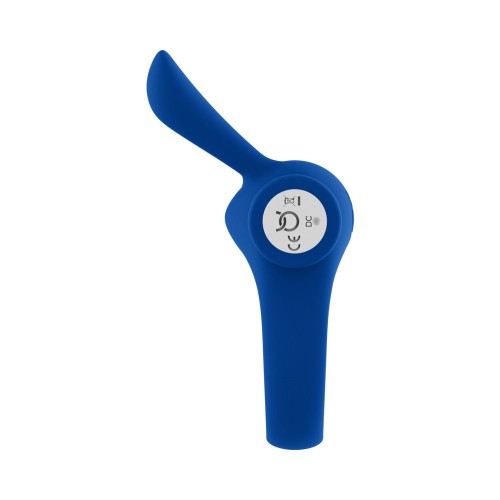 Anillo Vibrador Recargable Forto Bunny Azul