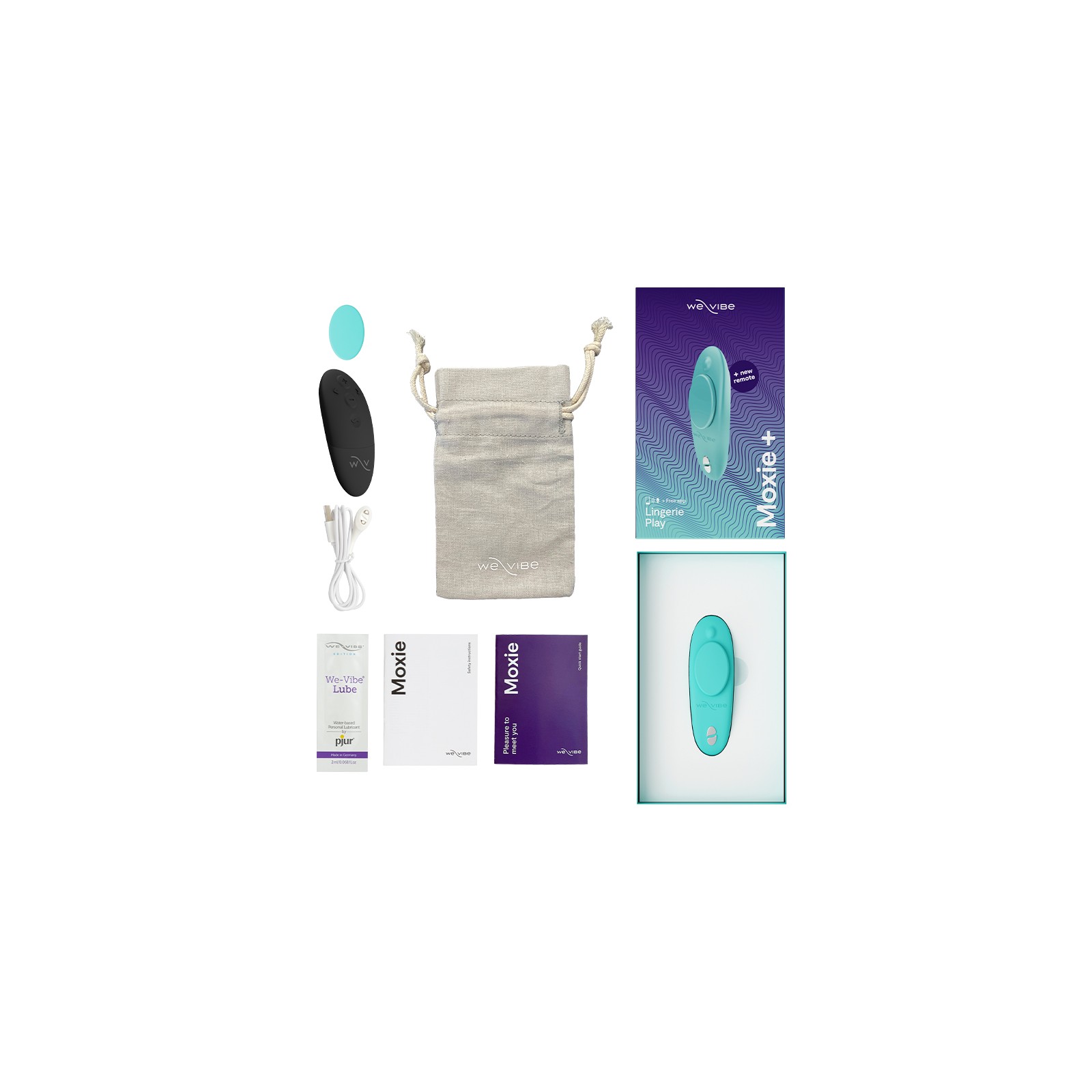 We-Vibe Moxie+ - Wearable Clitoral Vibrator