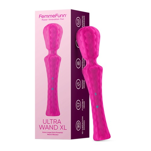 FemmeFunn Ultra Wand XL Rechargeable Vibrator - Powerful Pleasures