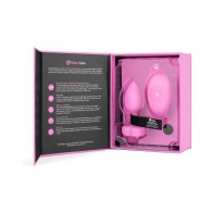 Plug Anal Vibrante de Corazón b-Vibe con Base de Joya en Forma de Corazón S/M Rosa