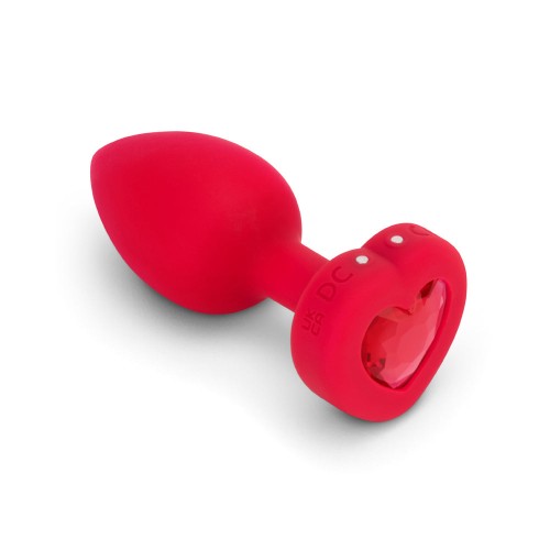 b-Vibe Vibrating Heart Anal Plug for Couples