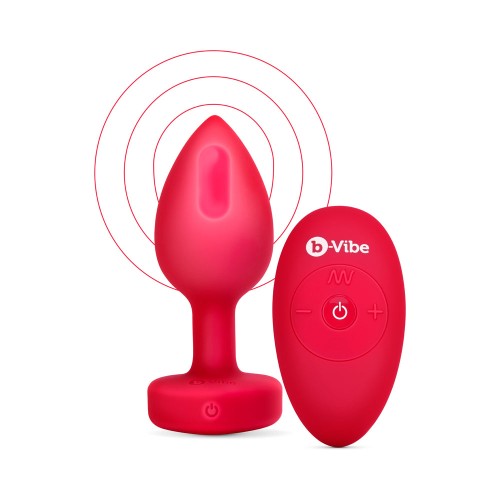 b-Vibe Vibrating Heart Anal Plug for Couples