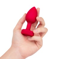 b-Vibe Vibrating Heart Anal Plug for Couples