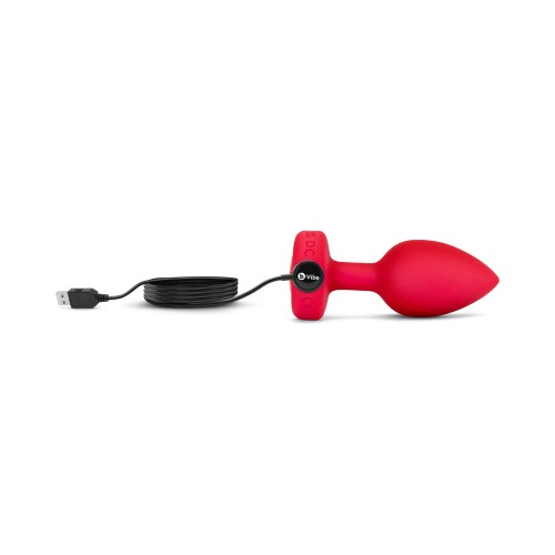 b-Vibe Vibrating Heart Anal Plug for Couples