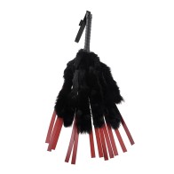 Flogger de Piel Sintética Saffron para Juego Sensual