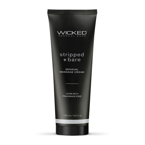 Crema de Masaje Sensual Wicked Stripped + Bare