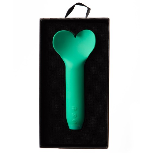 Vibrador Bullet Amour en Forma de Corazón Verde Esmeralda