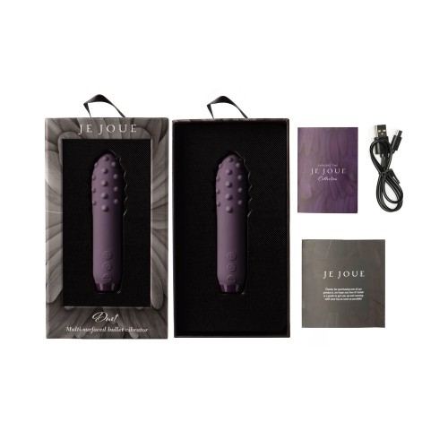 Vibrador Bullet Recargable Je Joue Duet Morado