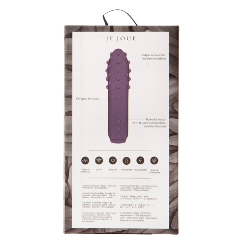 Je Joue Duet Rechargeable Bullet Vibrator Purple