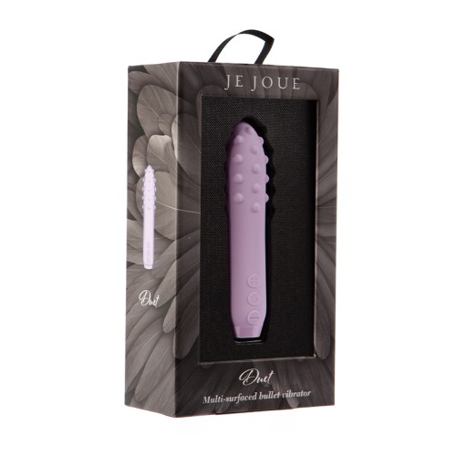 Vibrador Bullet Recargable Je Joue Duet Lila