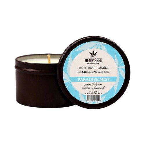 Earthly Body Hemp Seed 3-in-1 Massage Candle for Romantic Moments