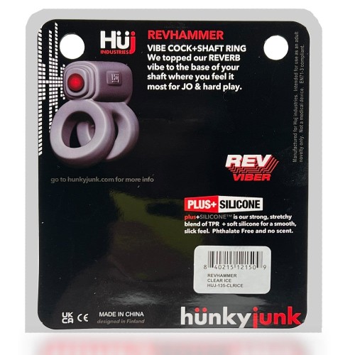 Hunkyjunk Revhammer Dual-function Cock Ring for Enhanced Pleasure