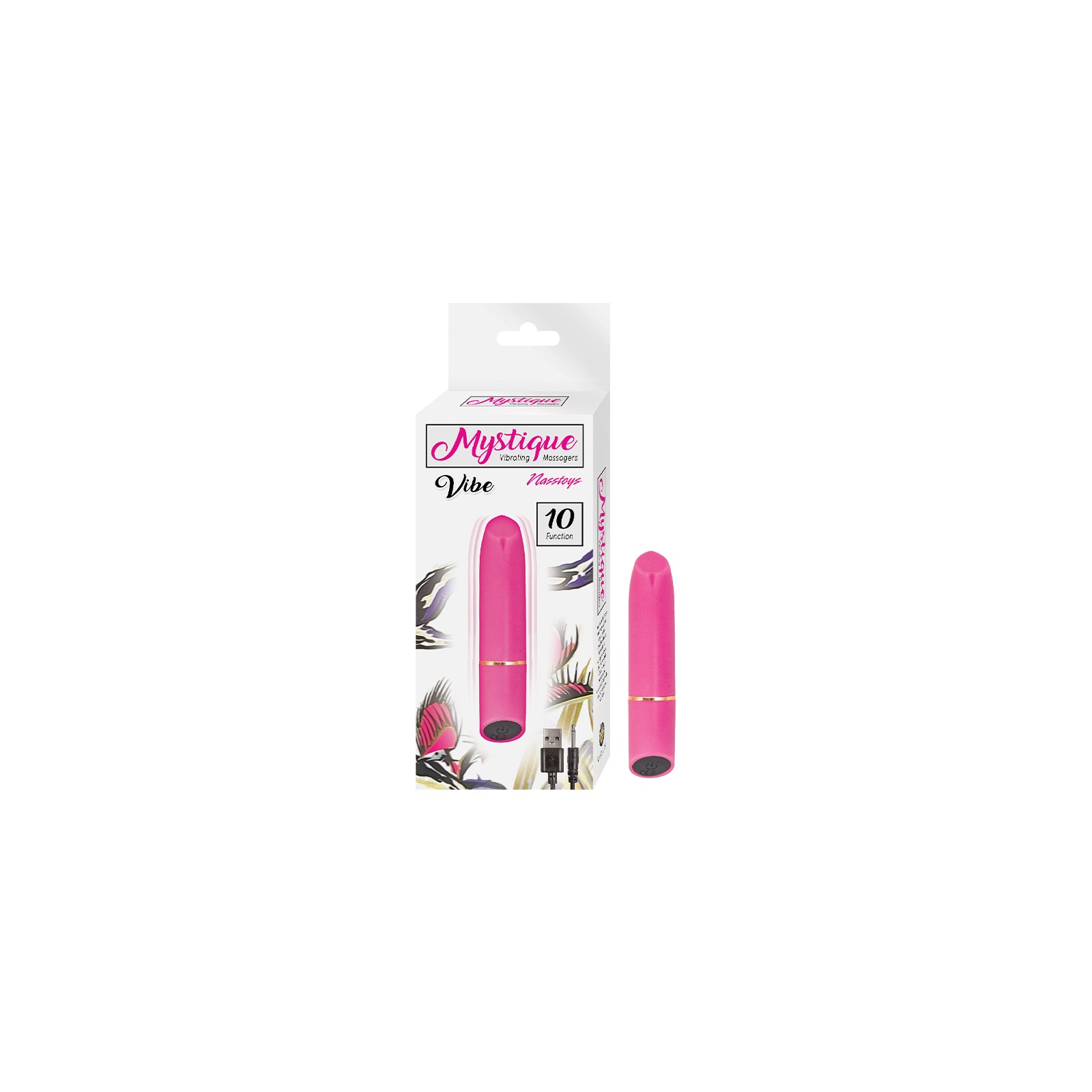 Mystique Pink Rechargeable Silicone Bullet Vibrator