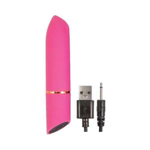 Mystique Pink Rechargeable Silicone Bullet Vibrator