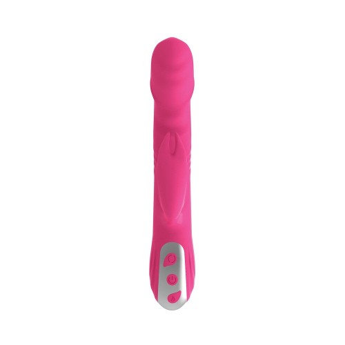 Passion Tickler Heat Up Estimulador Dual Rosa