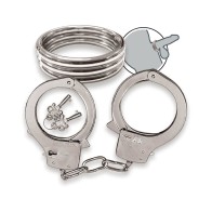 Set de Anillo y Esposas Dominante y Sumiso de Nasstoys