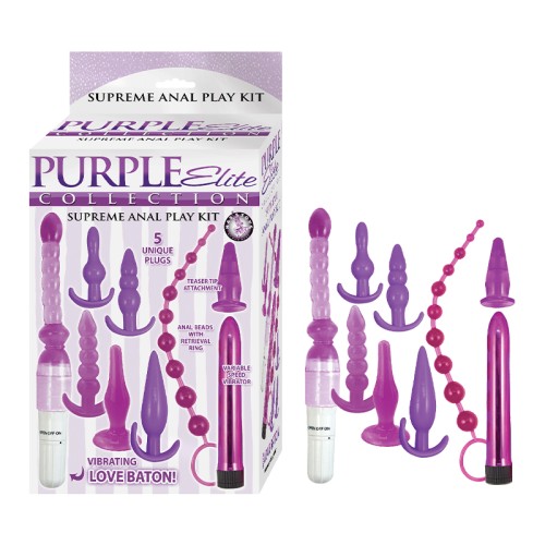 Kit de Juego Anal Supreme Purple Elite