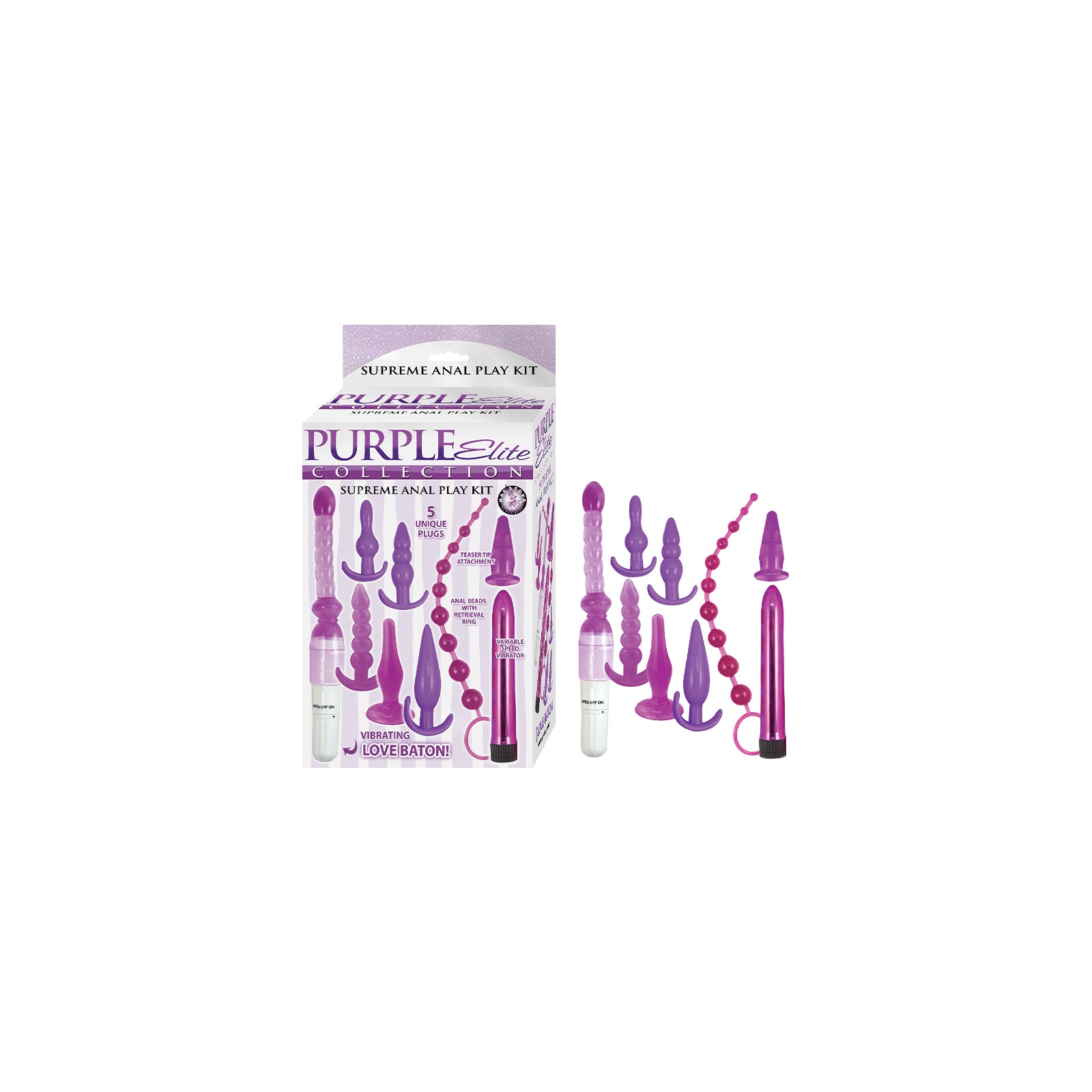 Kit de Juego Anal Supreme Purple Elite