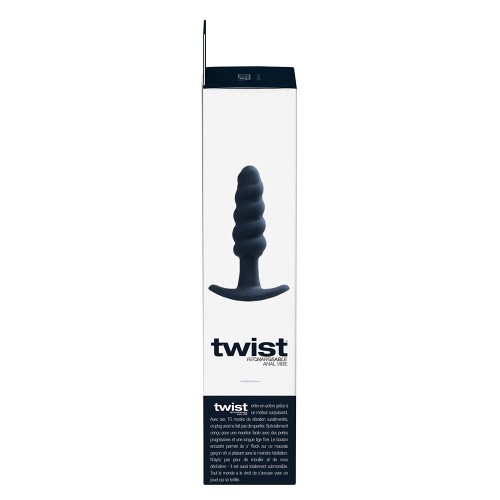 Plug Anal Vibrante Recargable VeDO Twist Negro