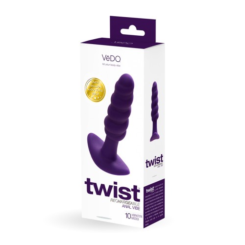 VeDO Twist Rechargeable Vibrating Anal Plug