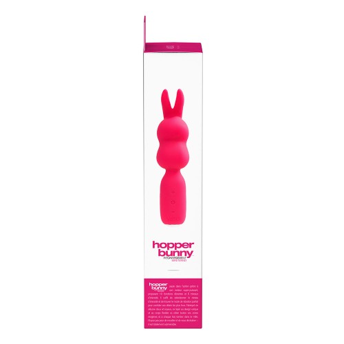 VeDO Hopper Bunny Rechargeable Mini Wand Vibrator Pink