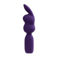 Vibrador Mini Wand de Silicona Recargable VeDO Hopper Bunny Púrpura