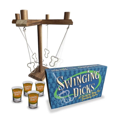 Juego de Bebidas Swinging Dicks Ring Toss