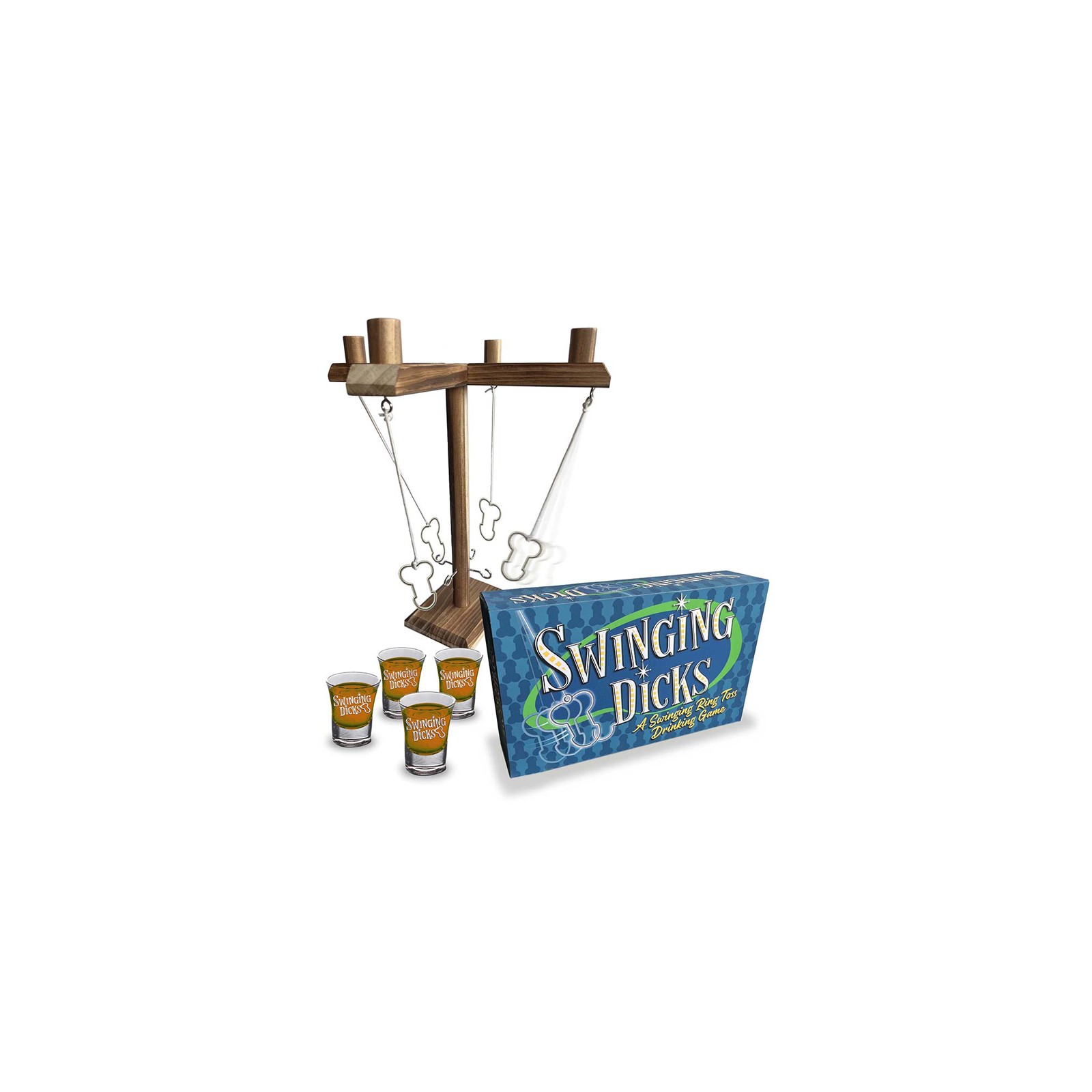 Swinging Dicks Ring Toss Drinking Game