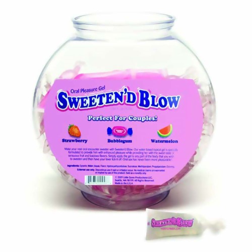 Sweeten'd Blow Oral Pleasure Gel Display