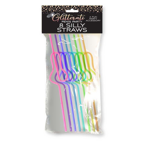 Party-ready Penis Shaped Straws for Fun Events