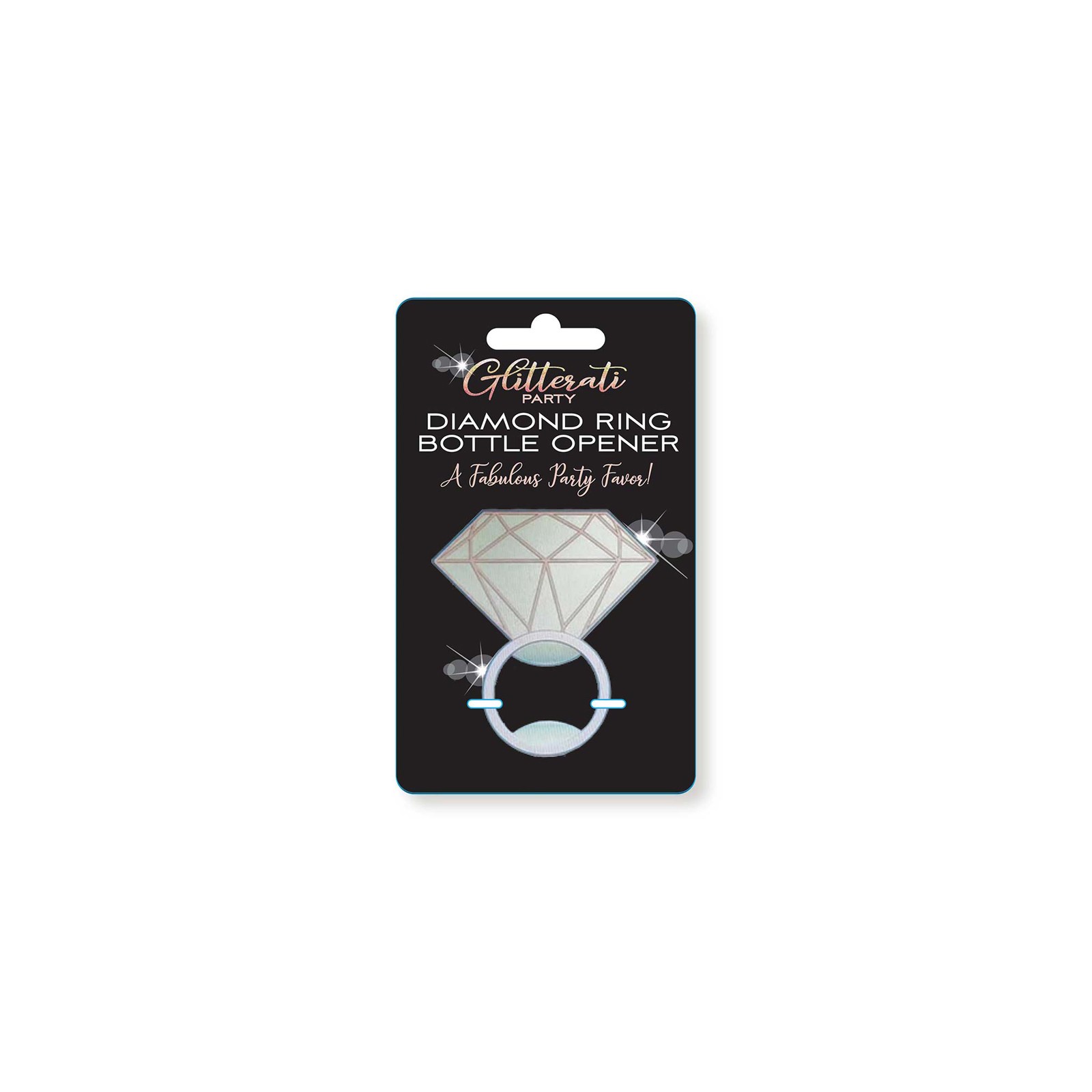 Glitterati Party Diamond Ring Bottle Opener