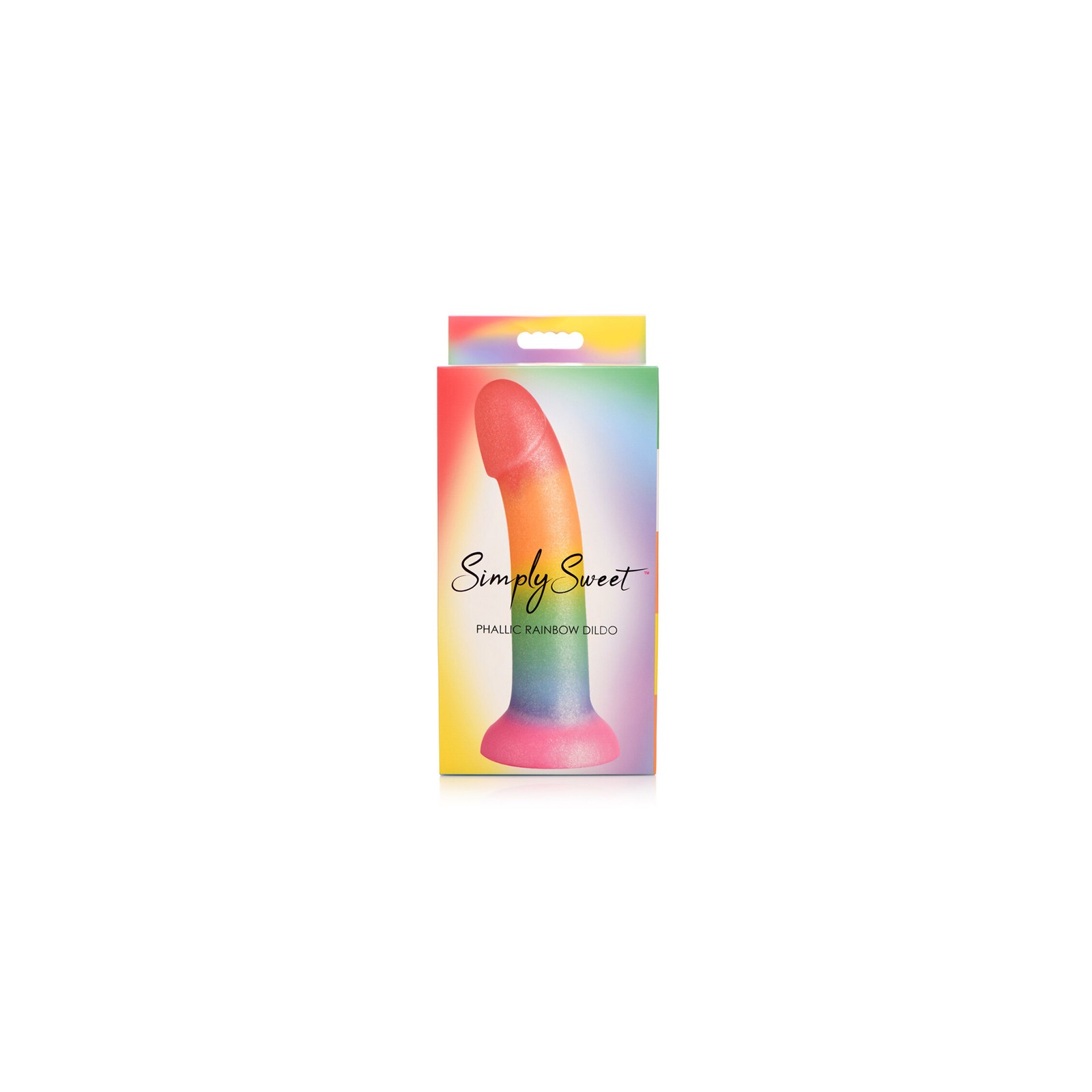 Dildo de Silicona Arcoíris de 6.5 pulgadas Simply Sweet