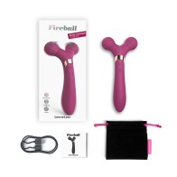 Fireball Rechargeable Dual Ended Silicone Body Massager Vibrator