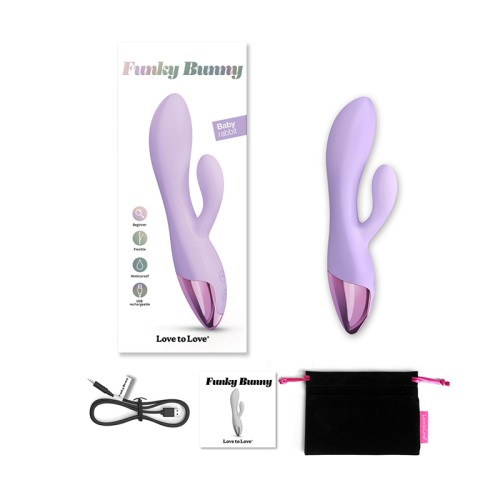 Vibrador Conejito Love to Love Funky Bunny para Principiantes