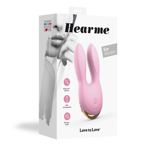 Vibrador de Silicona Recargable Love to Love Hear Me